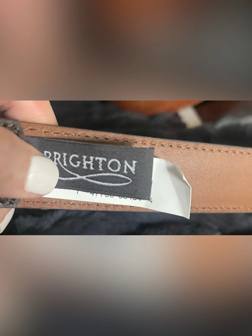 Brighton Norton Dress Belt Dark Brown MENS Made In USA Size 42 Silver Buckle